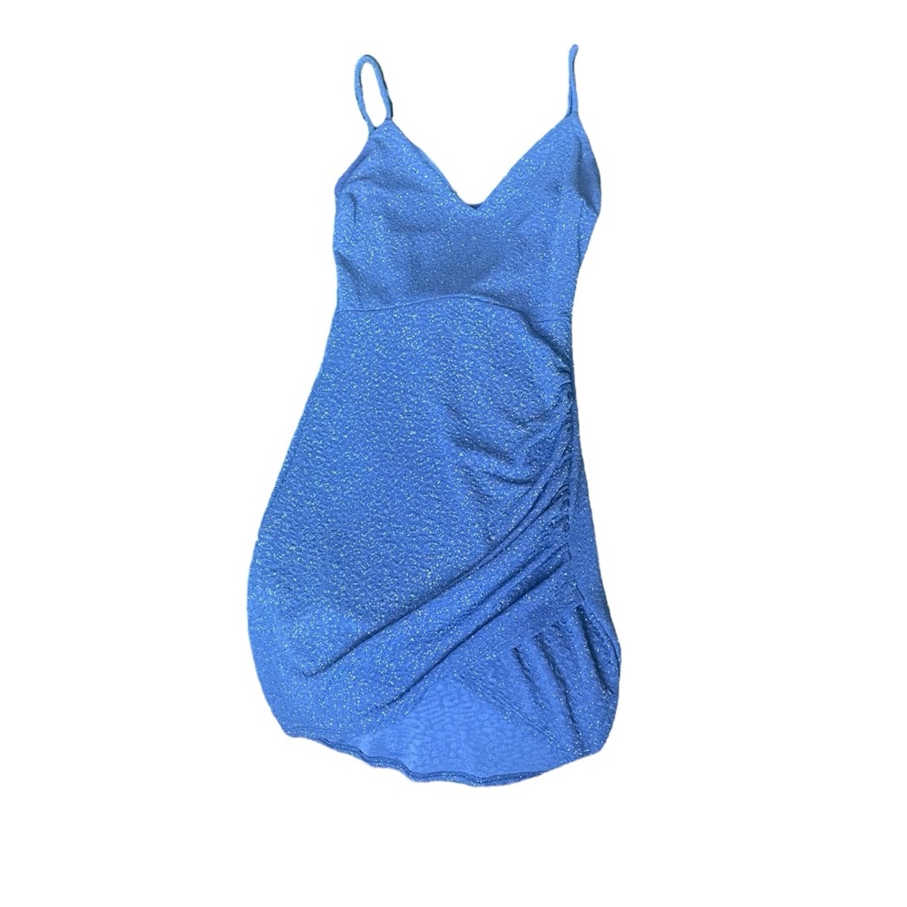 Windsor homecoming shiny sparkly light blue dress
